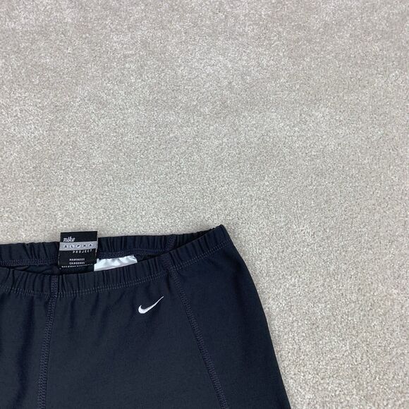 Nike Womens Medium 8-10 Alpha Project Black Run Training Workout Leggings - Picture 3 of 14